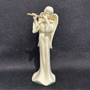 Madison Avenue Ivory & Gold Bisqueware Angel New In Box 8” Christmas